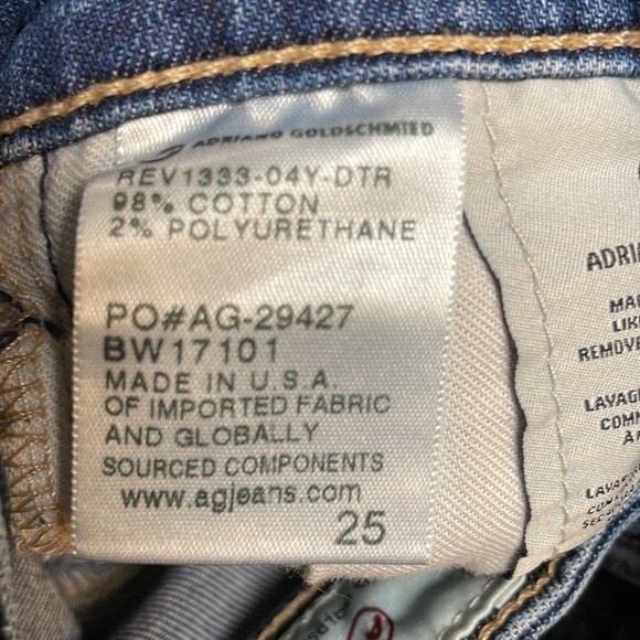 aG the stilt roll up distressed jeans - Picture 6 of 12